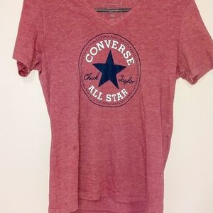 red converse t-shirt